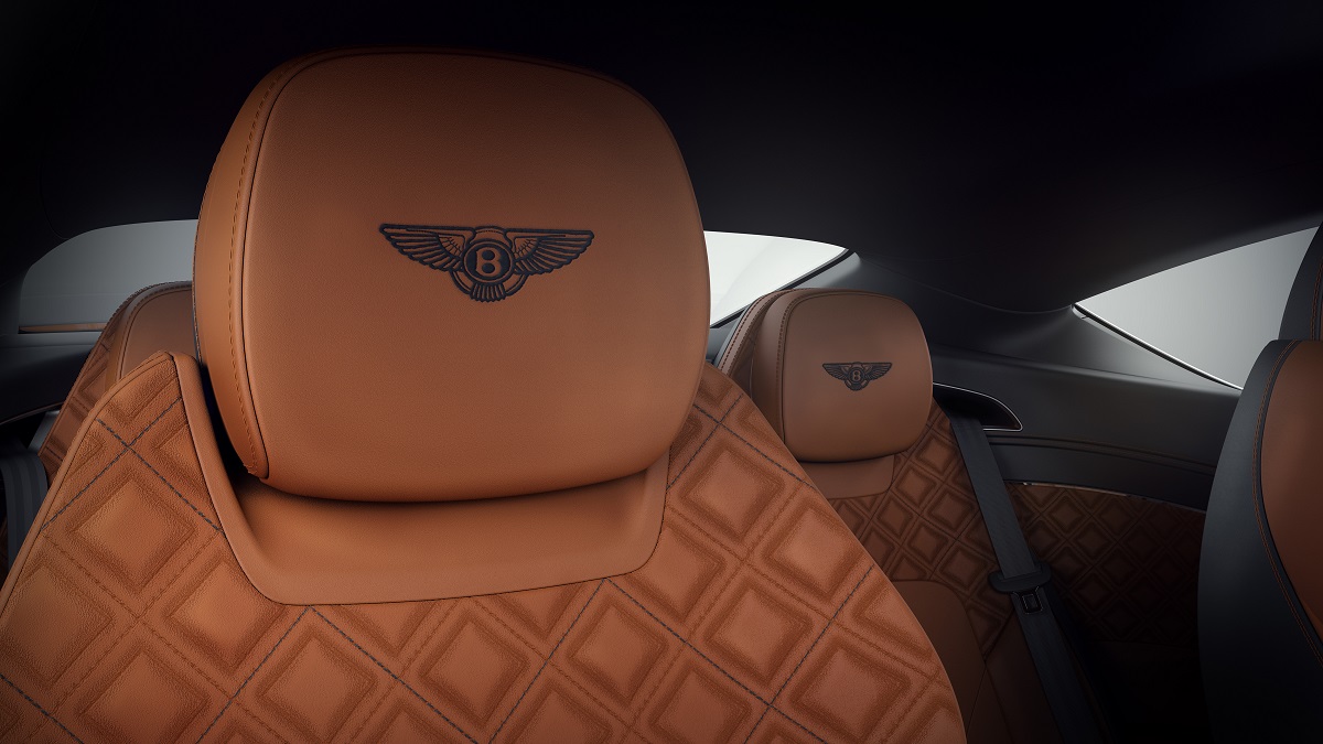 Bentley Continental GT First Edition Headrests Bentley Logo.jpg