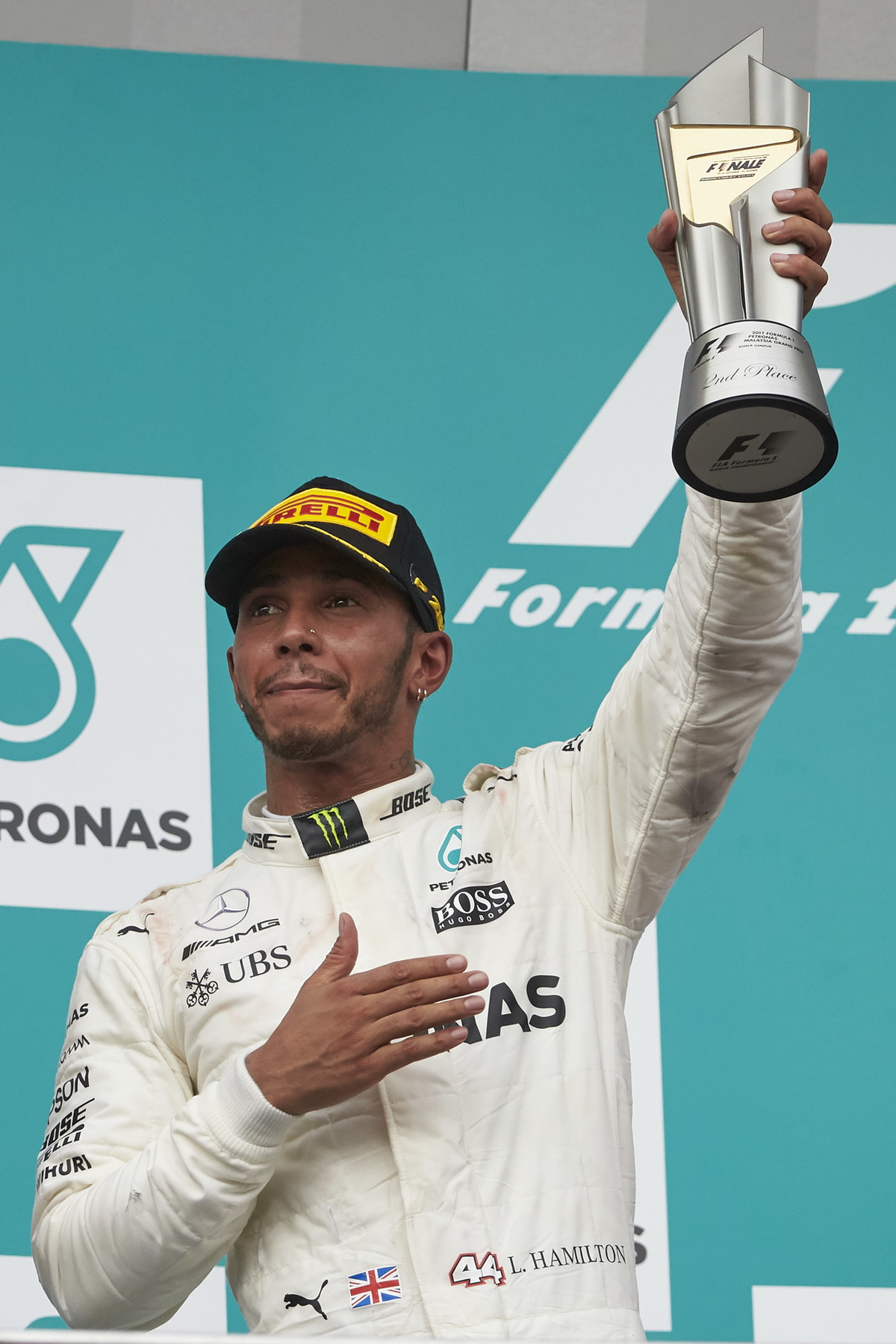Lewis Hamilton採取較為保守的策略奪得本站亞軍，更讓Mercedes-AMG Petronas Motorsport於車隊積分排行榜的積分突破500大關，來到503分。.jpg