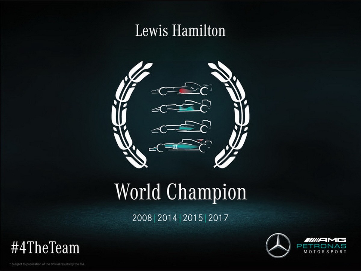 Lewis Hamilton 奪得 F1 生涯第四個年度車手冠軍，讓 2017 年再度成為銀箭車隊大豐收的一年.jpg