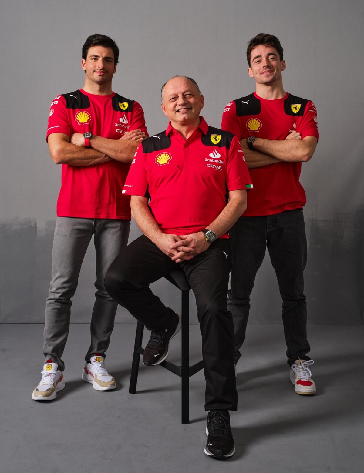 Carlos Sainz, Frédéric Vasseur, Charles Leclerc.jpg