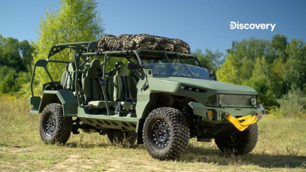 《小勞勃道尼打造夢幻車》圖說：美國陸軍最新的電動步兵班用載具ISV，擁有無聲、無熱、無須仰賴傳統能源供給的巨大優勢。.jpg
