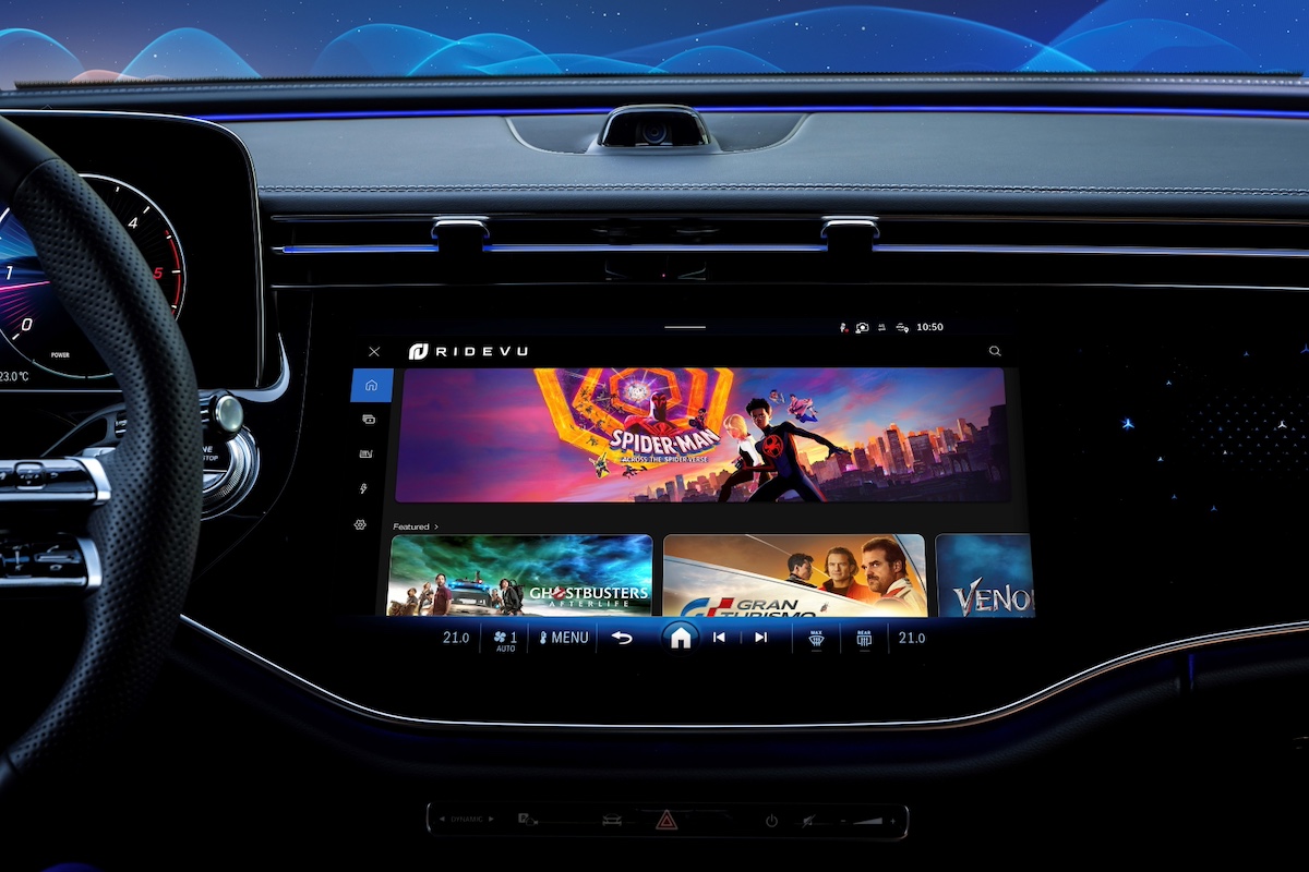 圖四、索尼影視娛樂的 RIDEVU 影音串流服務提供車主們的豐富車內影視娛樂內容.JPG