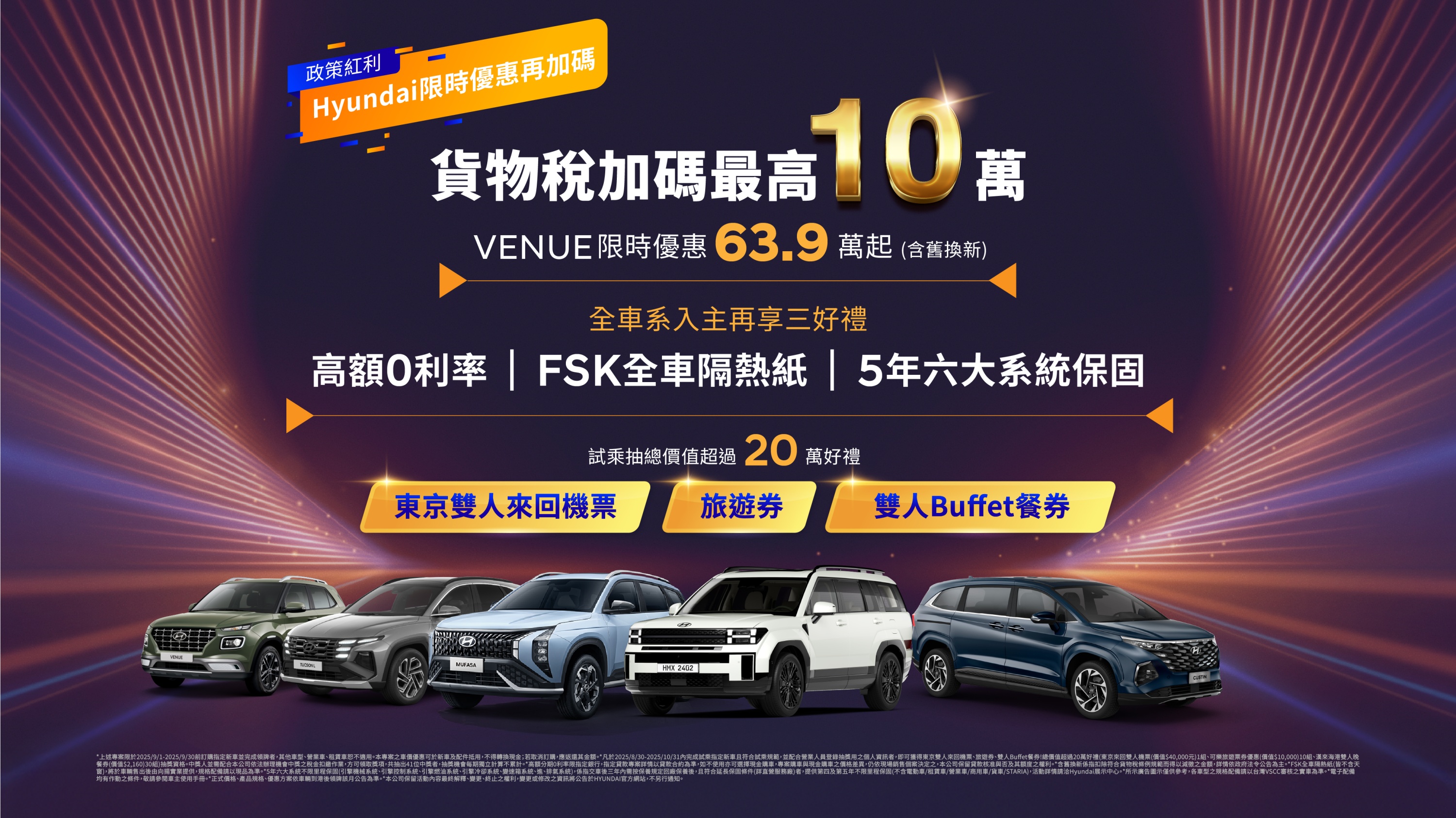 1. 政府加碼最高10萬優惠  HYUNDAI再加碼三大好禮  VENUE限時優惠63.9萬起.jpg