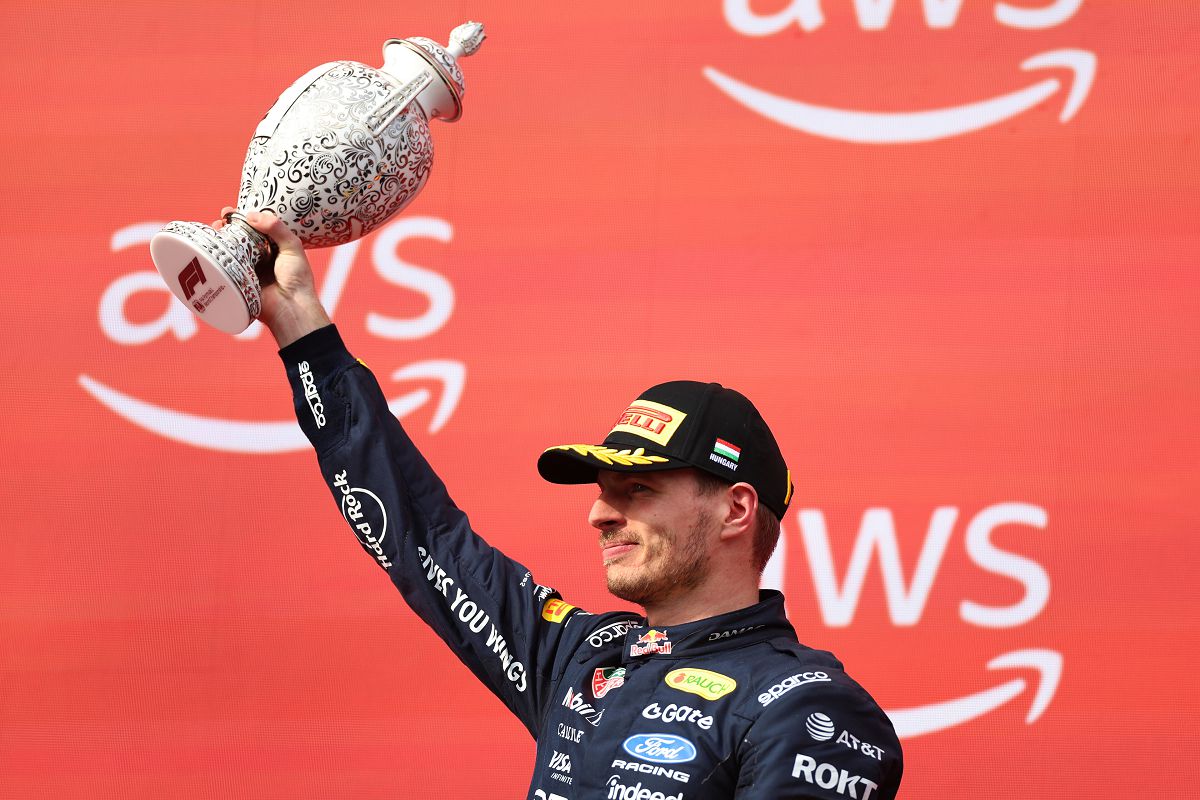 Max Verstappen在比利時站取得季軍後，匈牙利站再奪亞軍，以連續兩站頒獎台佳績迎接夏休期。（Red Bull提供）.jpg