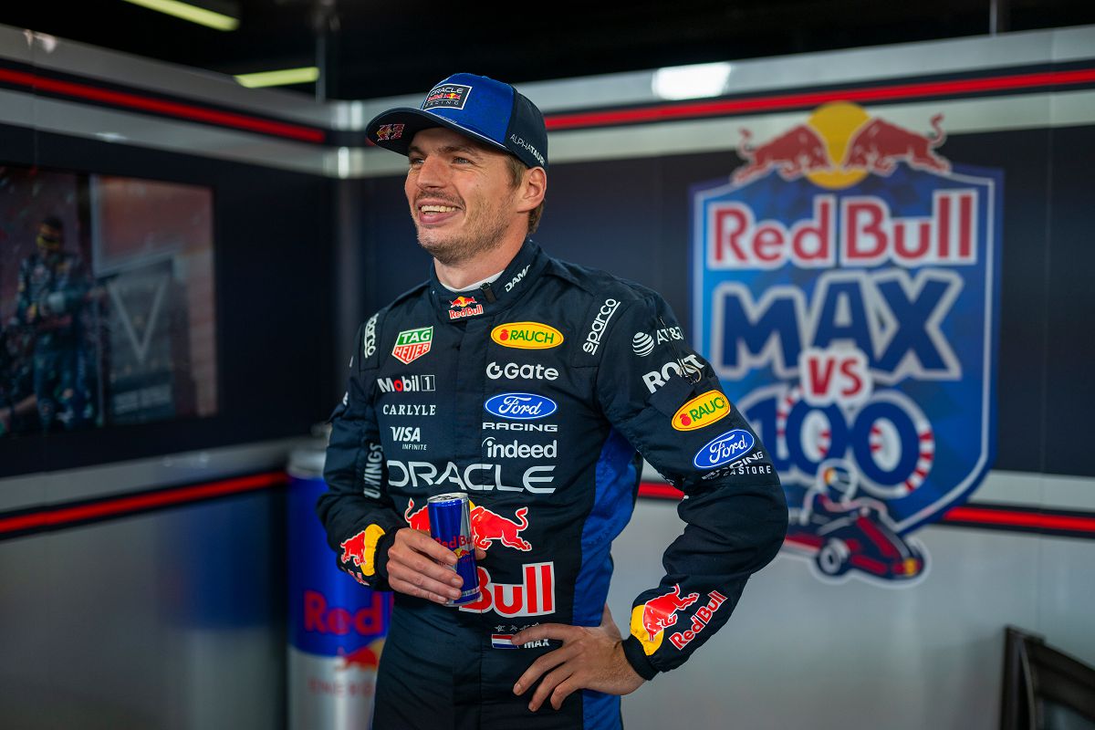 Max Verstappen在Red Bull《Max vs 100》賽後表示:「當我找到節奏、逐一超越車手,並看到與領先者的差距持續縮小時,真的非常令人興奮!」(Red Bull提供).jpg